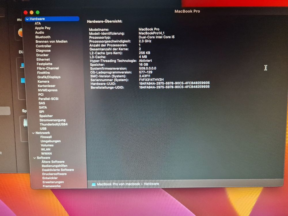 Apple Notebooks: Macbook Pro 13" 2017 16GB RAM 256GB SSD Space Grey – Gebraucht aus Neerach von mur_dwg9 6