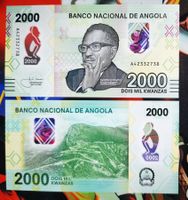 Angola 2000 Kwanzas Polymer UNC Serie A _1
