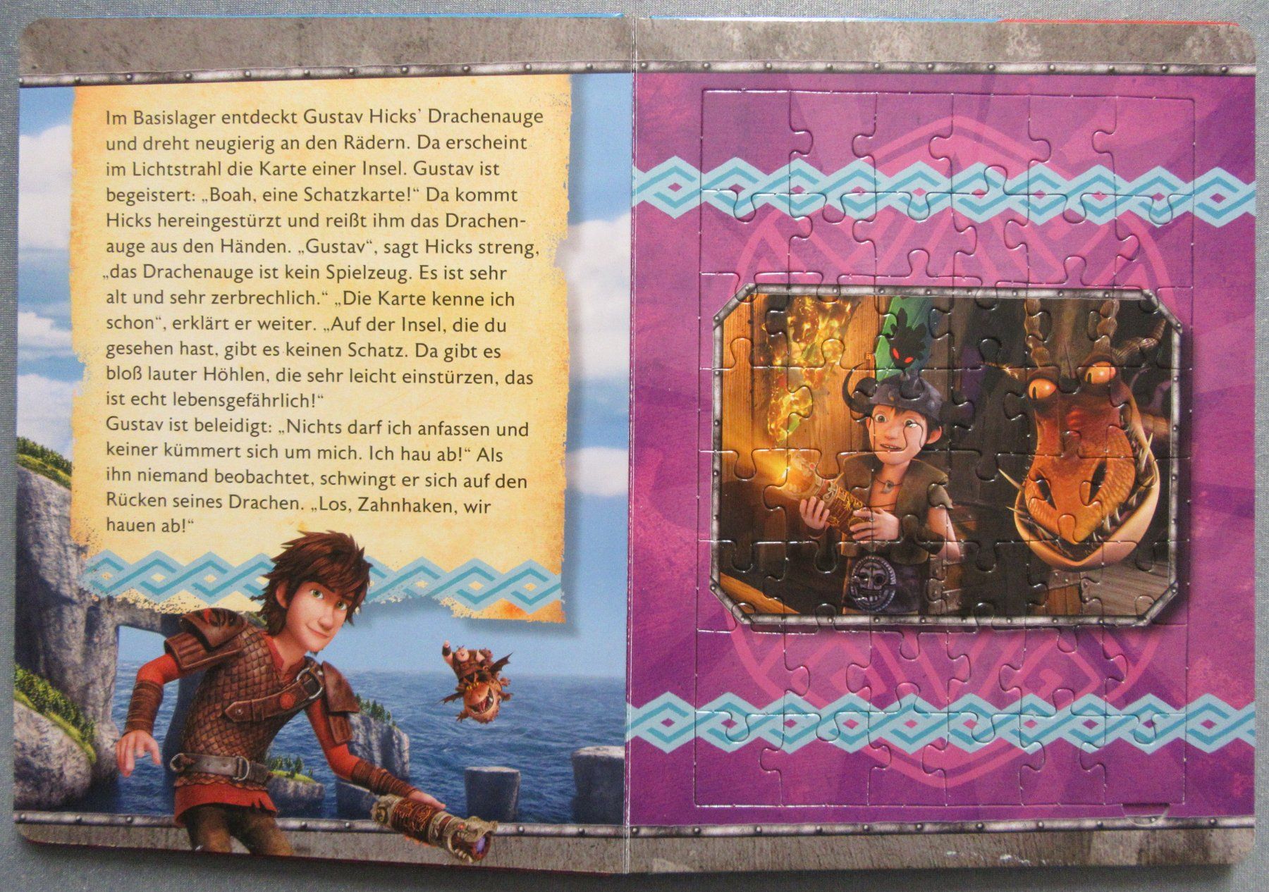 Libri: Dragons - Mein drachenstarkes Puzzlebuch - mit 5 Puzzles – Usato da Auenstein venduto da Padabimbim 4