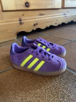 Adidas Gazelle Kinderschuhe lila gelb Grösse 25.5 neu