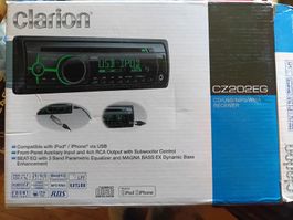 Clarion CZ202EG CD Receiver with USB and iPod/iPhone support