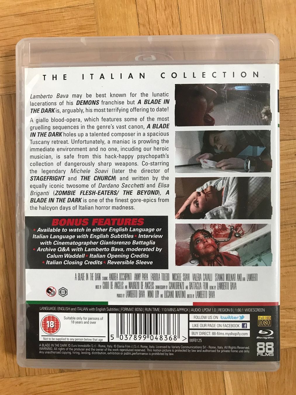 Alle DVDs: A Blade in the Dark - 88 Films - Blu-ray – Neu (gemäss Beschreibung) aus Zürich von Malcom 2
