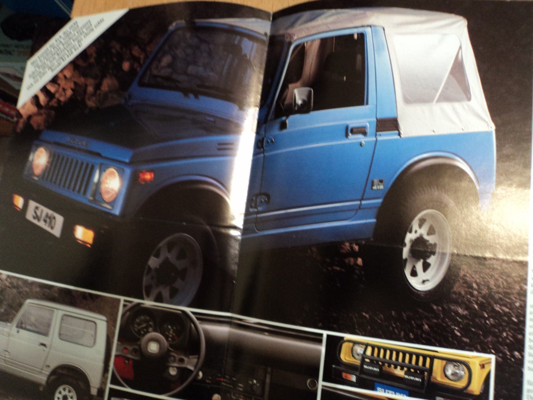 Documenti: Prospekt Suzuki SJ410 4x4 1981 – Usato da Schwarzenburg venduto da modelCARama 3