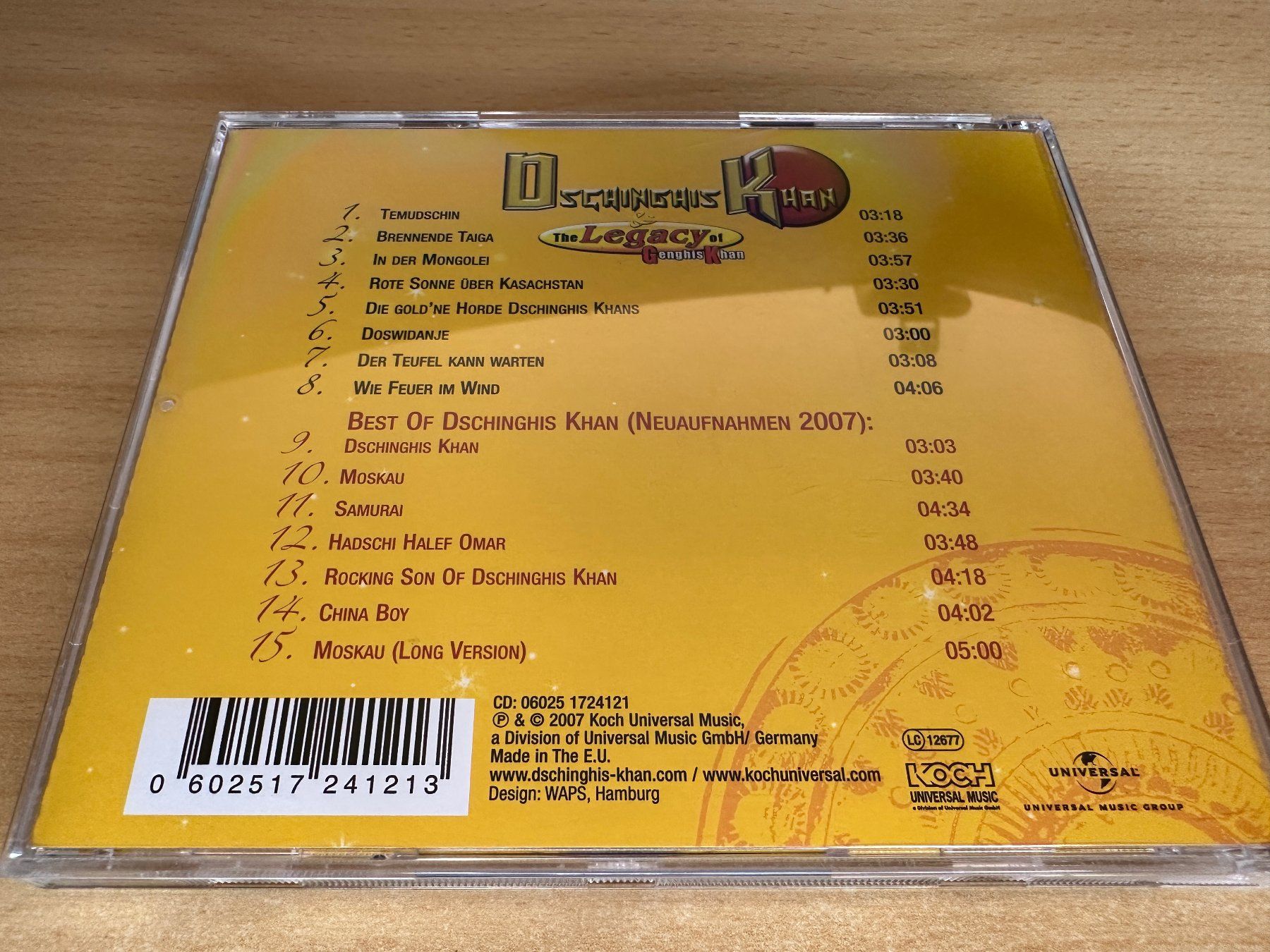 CD: T8 Dschinghis Khan – 7 Leben – Usato da Rikon im Tösstal venduto da Alpenmutz 1