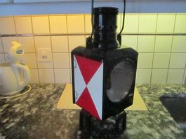 Antike-Bahnlampe-Signallaterne