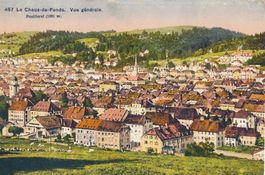 La Chaux-de-Ville Vue Générale + 1917
