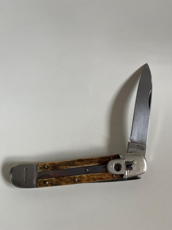 PUMA Springer Taschenmesser Hirschgriff 1950-60 JG. Solingen (Gebraucht ...