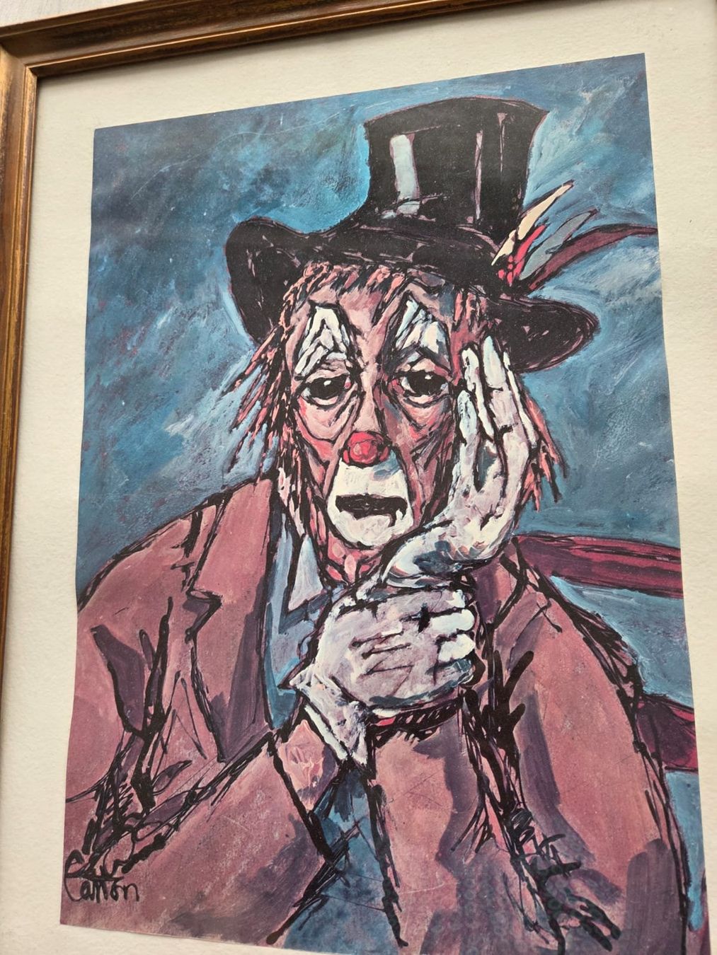 Foto & Immagini: Tableau Clown Cinetto Cadre Bois – Usato da Begnins venduto da IlikeHiPhi 2
