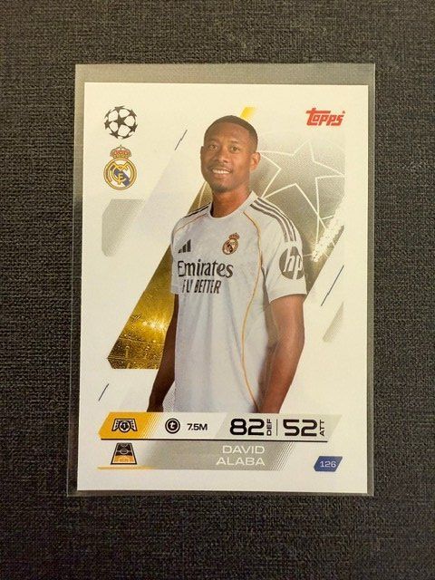 Topps Cartes à collectionner: Topps Match Attax David Alaba Real Madrid – Neuf (Voir description) à Burgdorf par Sports_Cards_3400