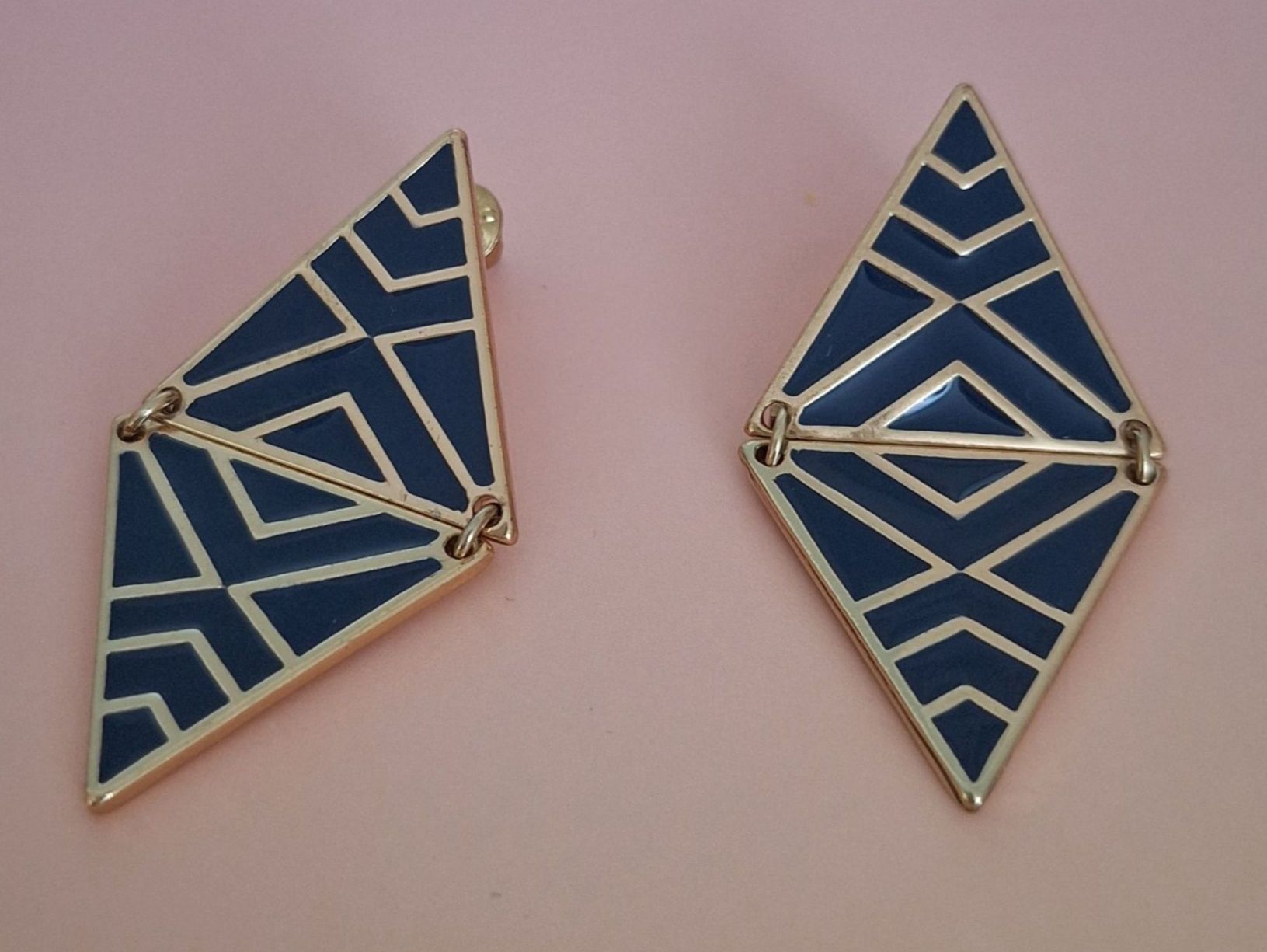 Boucles d'oreille: Blaue Ohrstecker bewegliches Element – D'occasion à Kerzers par ExpressoTerreno