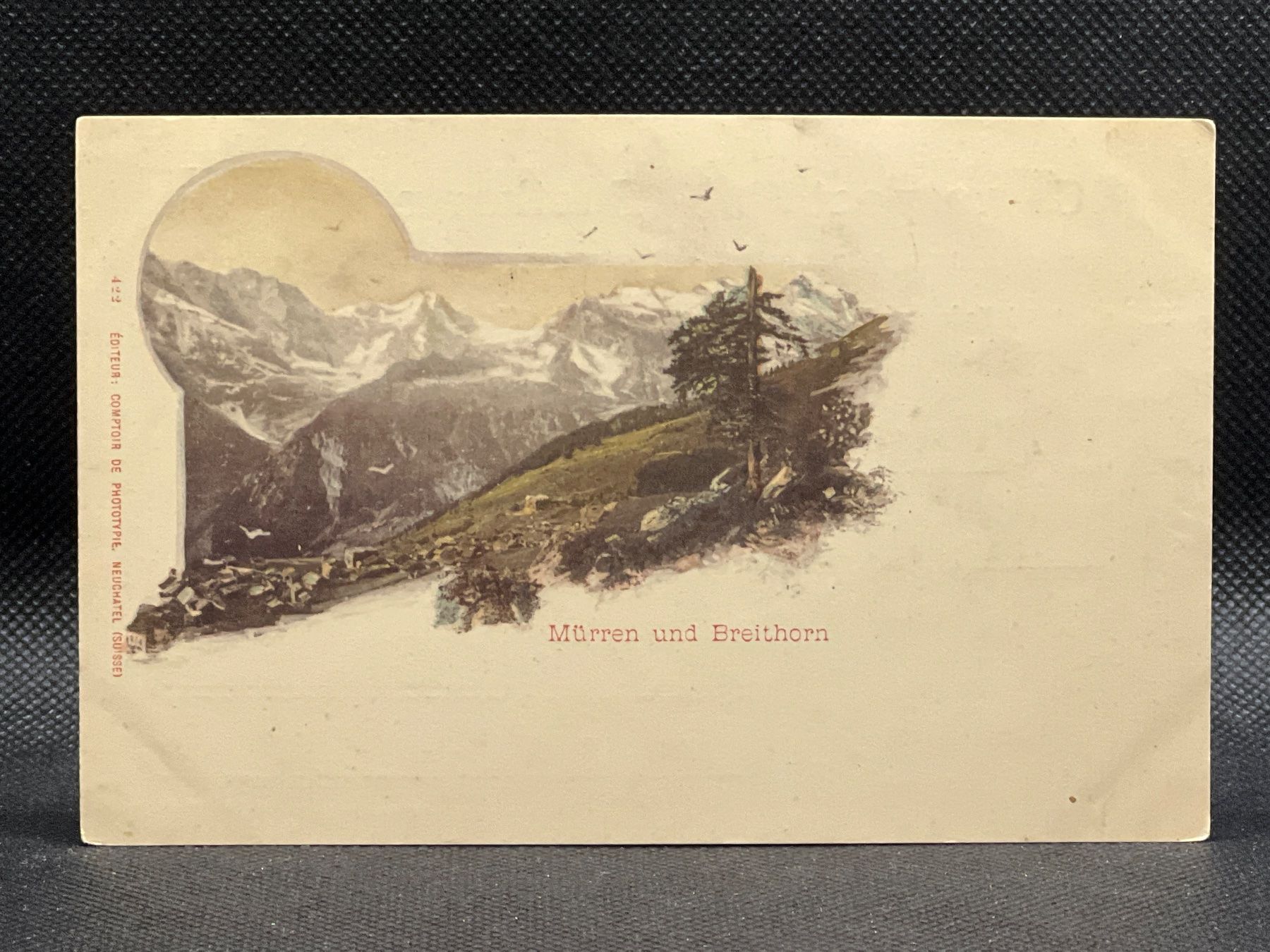 Cartoline postali: Mürren und Breithorn – Usato da Widnau venduto da Brusi9
