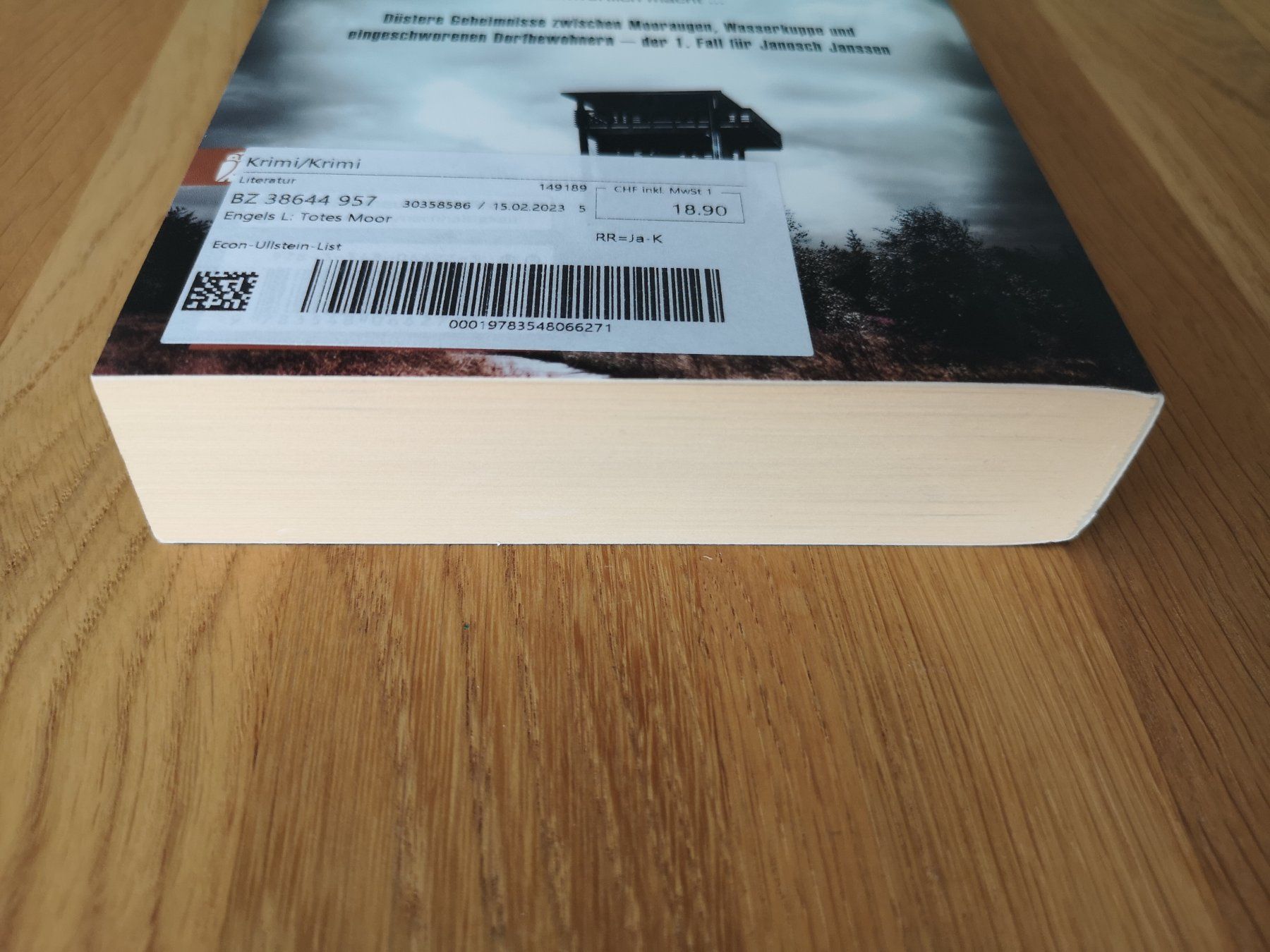 Libri: Lars Engels - Totes Moor – Usato da Kaiseraugst venduto da Haubitz60 2