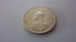Silbermünze deutsche Kolonie : eine Rupie Ostafrika 1905