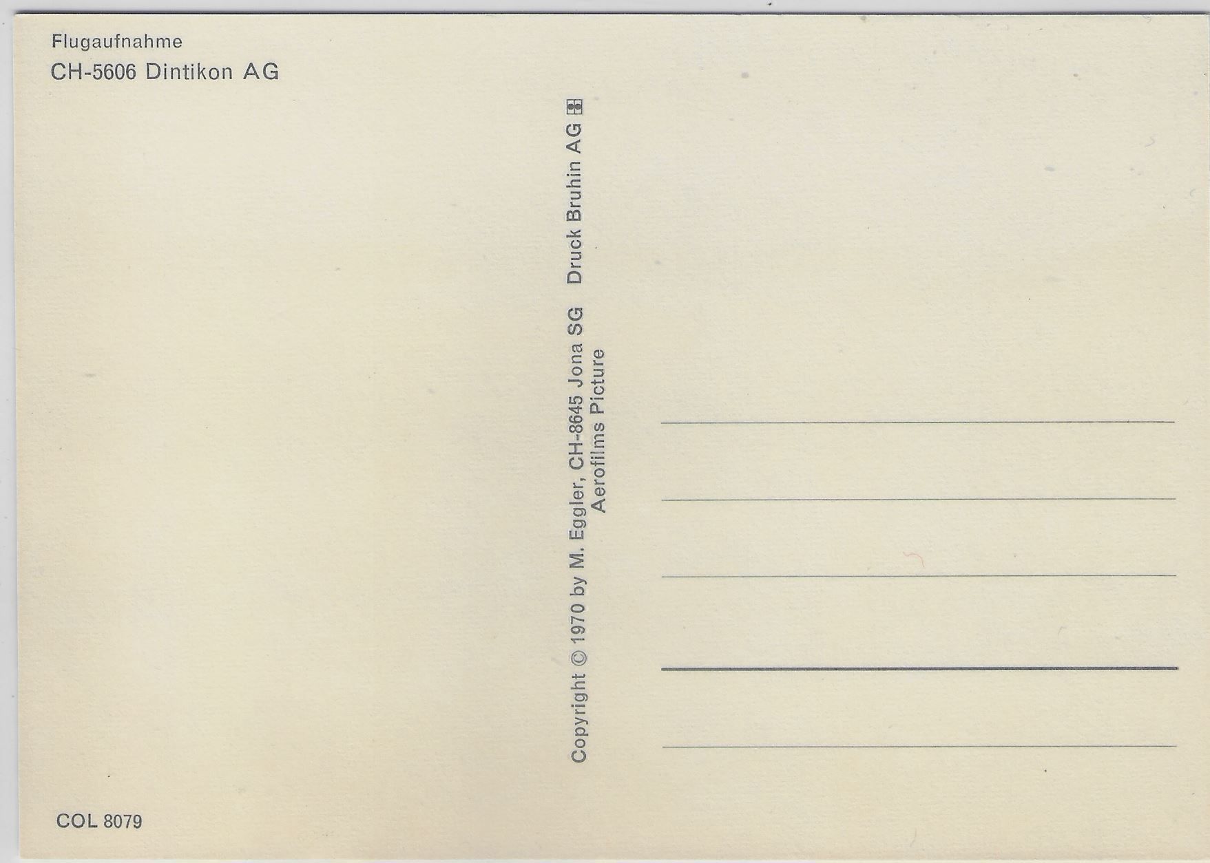 Cartoline postali: Flugaufnahme Dintikon AG – Antico da Ettingen venduto da Kartenplanet 1