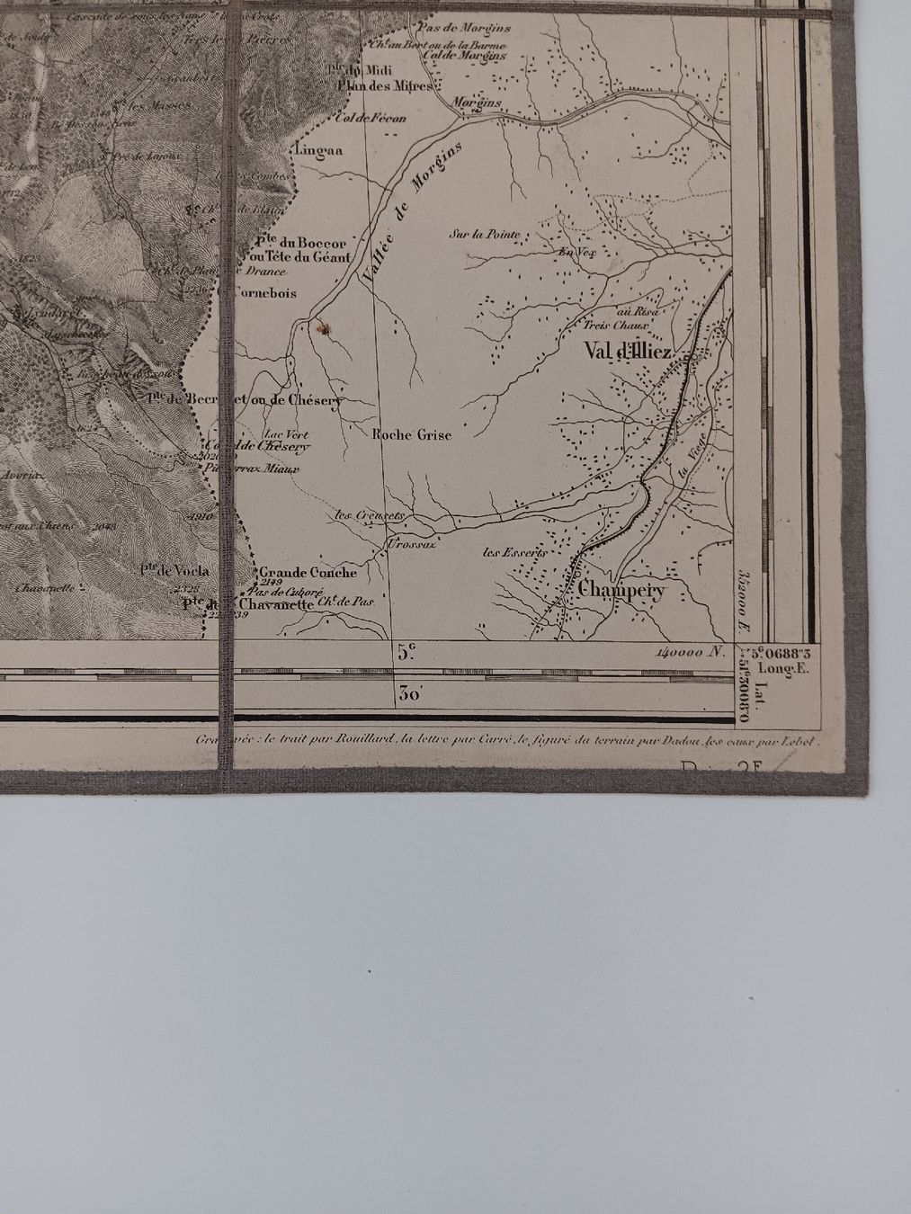 Landkarten & Atlanten: Carte topographique ancienne Thonon Annecy – Gebraucht aus Versoix von lpid69 9