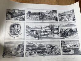 Top Litho von Wartau Azmoos Trübbach Oberschan Weite