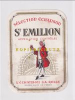 Etikette für Wein - St-Emilion /bd