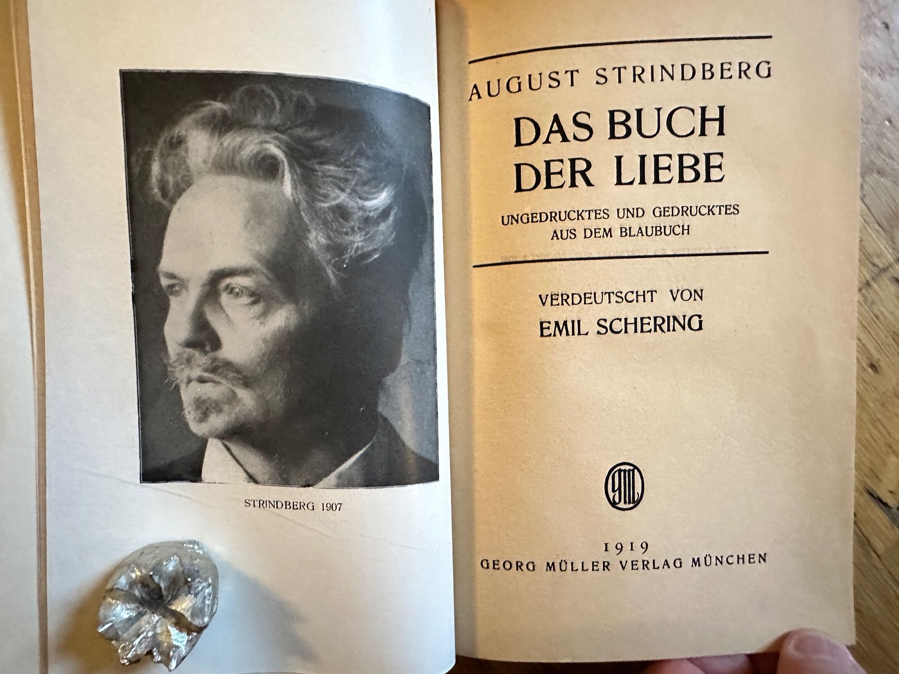 Libri: August Strindberg: Das Buch der Liebe. 1919 – Usato da Zürich venduto da allp 2