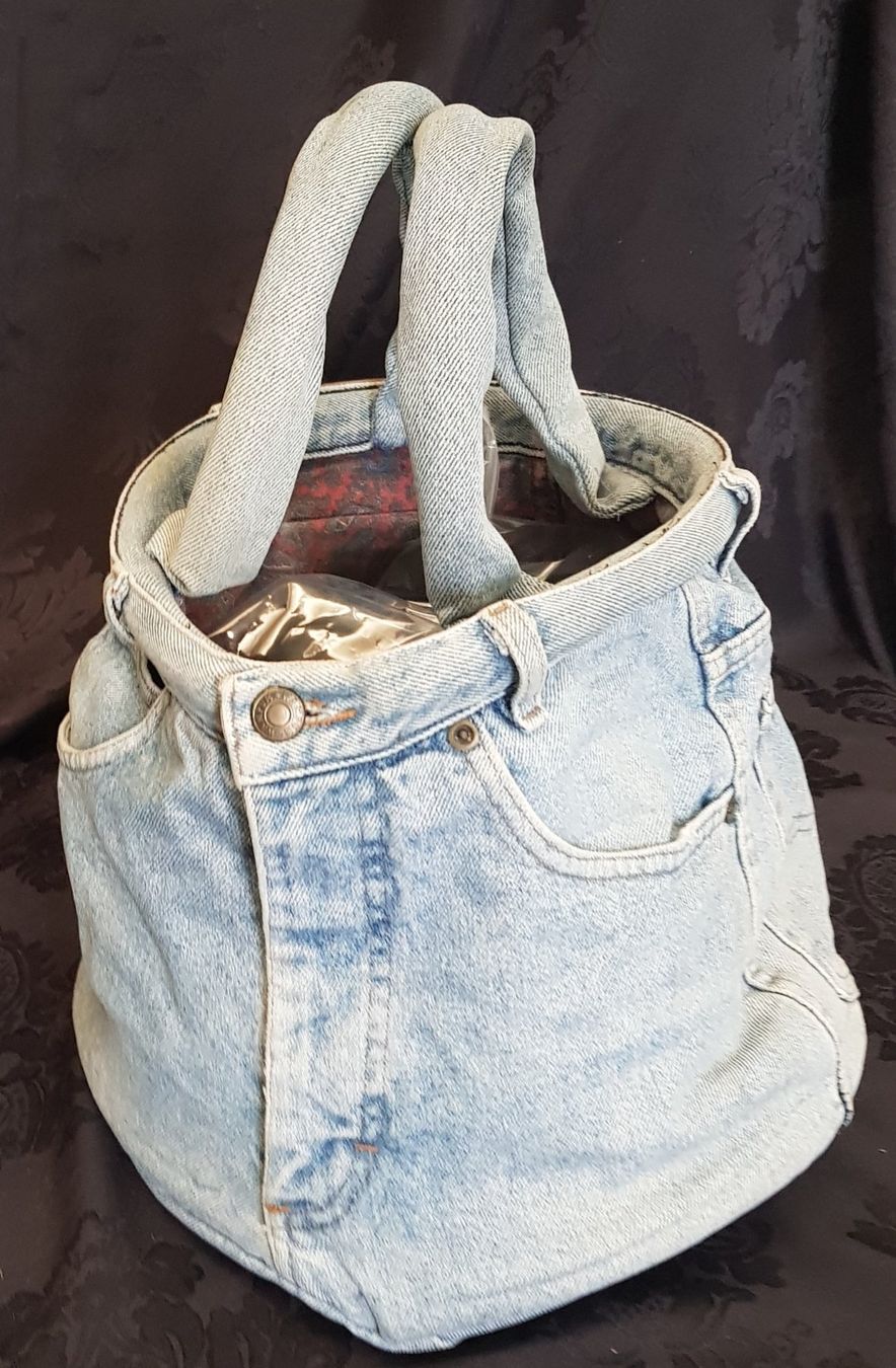 Borse: Jeans Einkaufstasche Eimzelstück – Nuovo (secondo la descrizione) da Figino venduto da mayam63 5