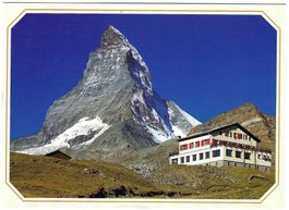 AK Zermatt, Matterhorn, Hotel Schwarzsee