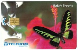 Telefonkarte Malaysia Schmetterling