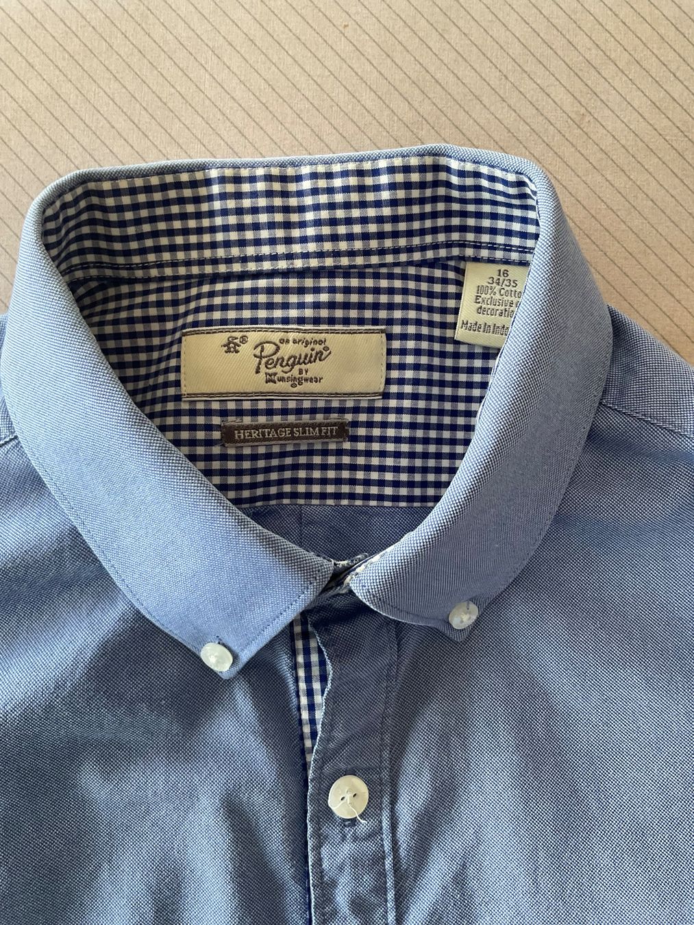 Chemises: Hemd Marke "Penguin", hellblau, Grösse L, slim fit – D'occasion à Küssnacht am Rigi par christianbueeler 2