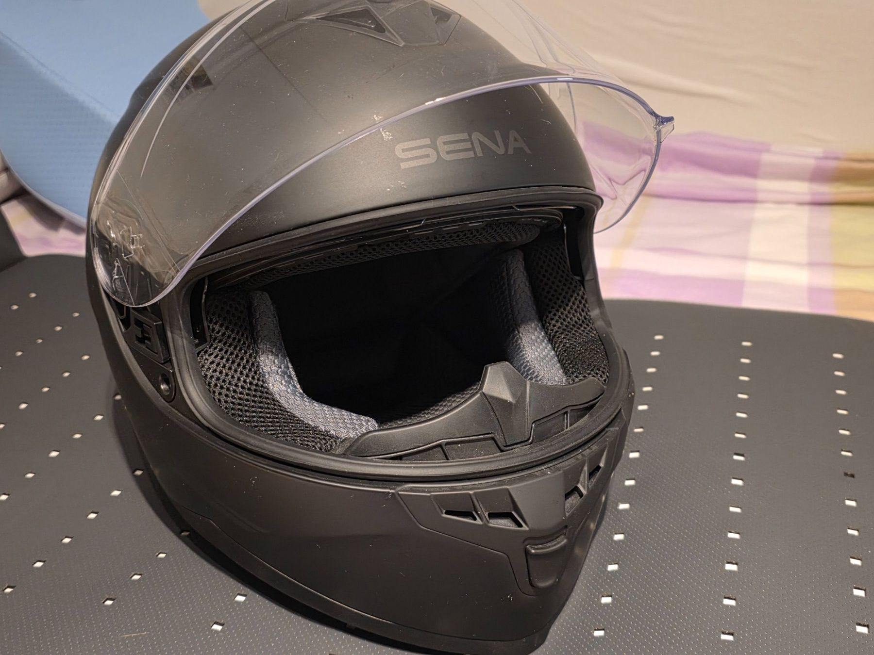 Sena Helme & Visiere: Sena Motorradhelm OutRide mit integrierte Bluetooth Intercom – Gebraucht aus Trüllikon von eppi77 2