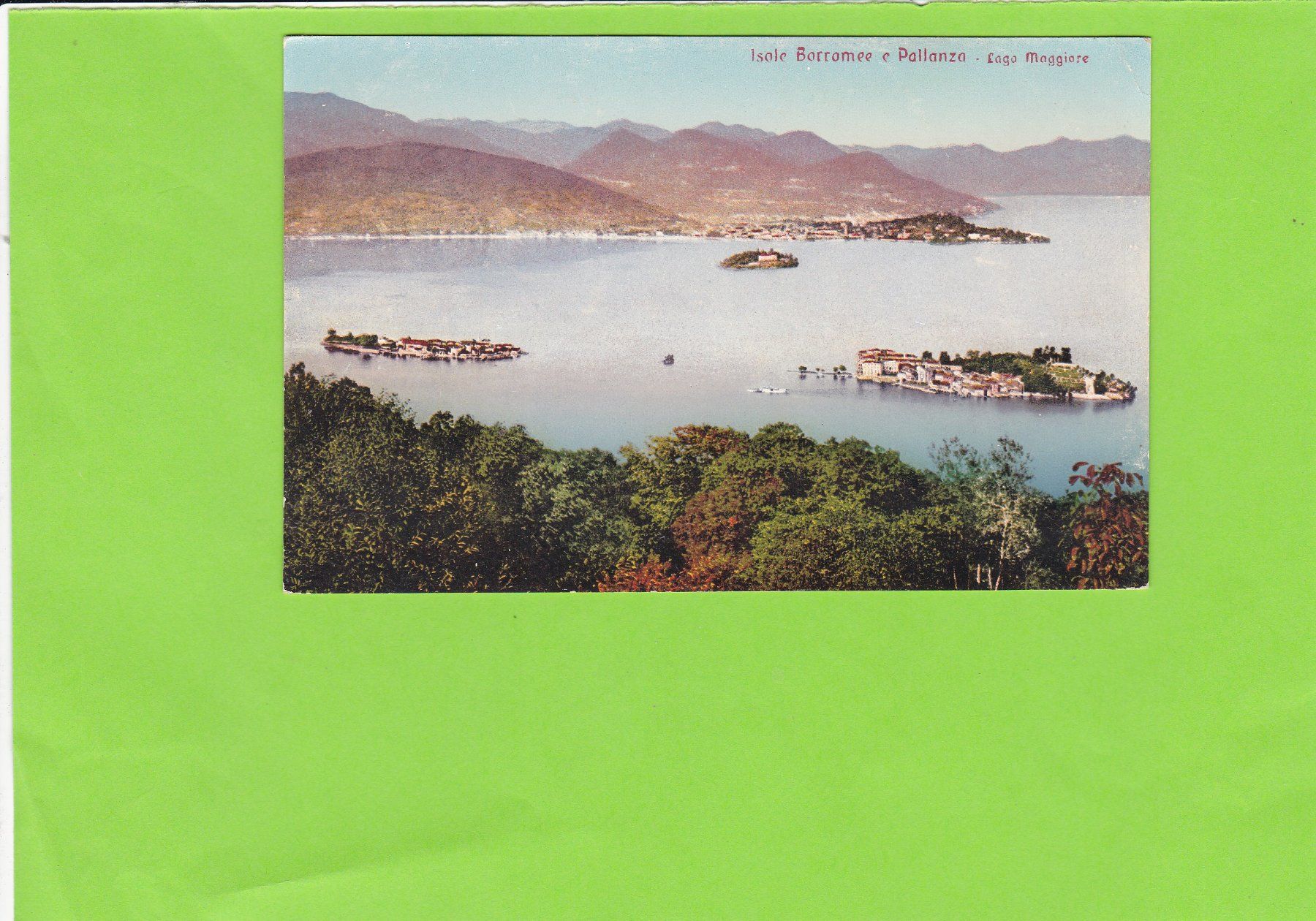 Cartoline postali: Isole Borromee e Pallanza – Usato da St. Peterzell venduto da neckertal