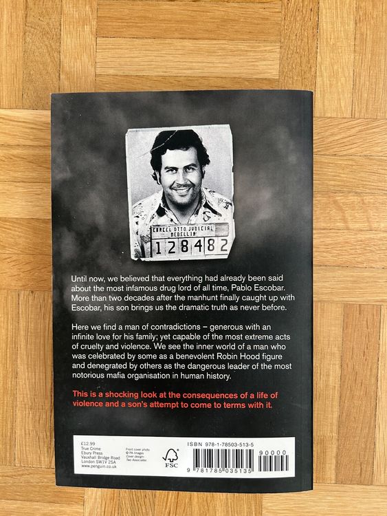 Spannende Pablo Escobar Buch Bilder