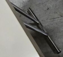 Tischplatte mit Metallgestell chrom  klappe bar