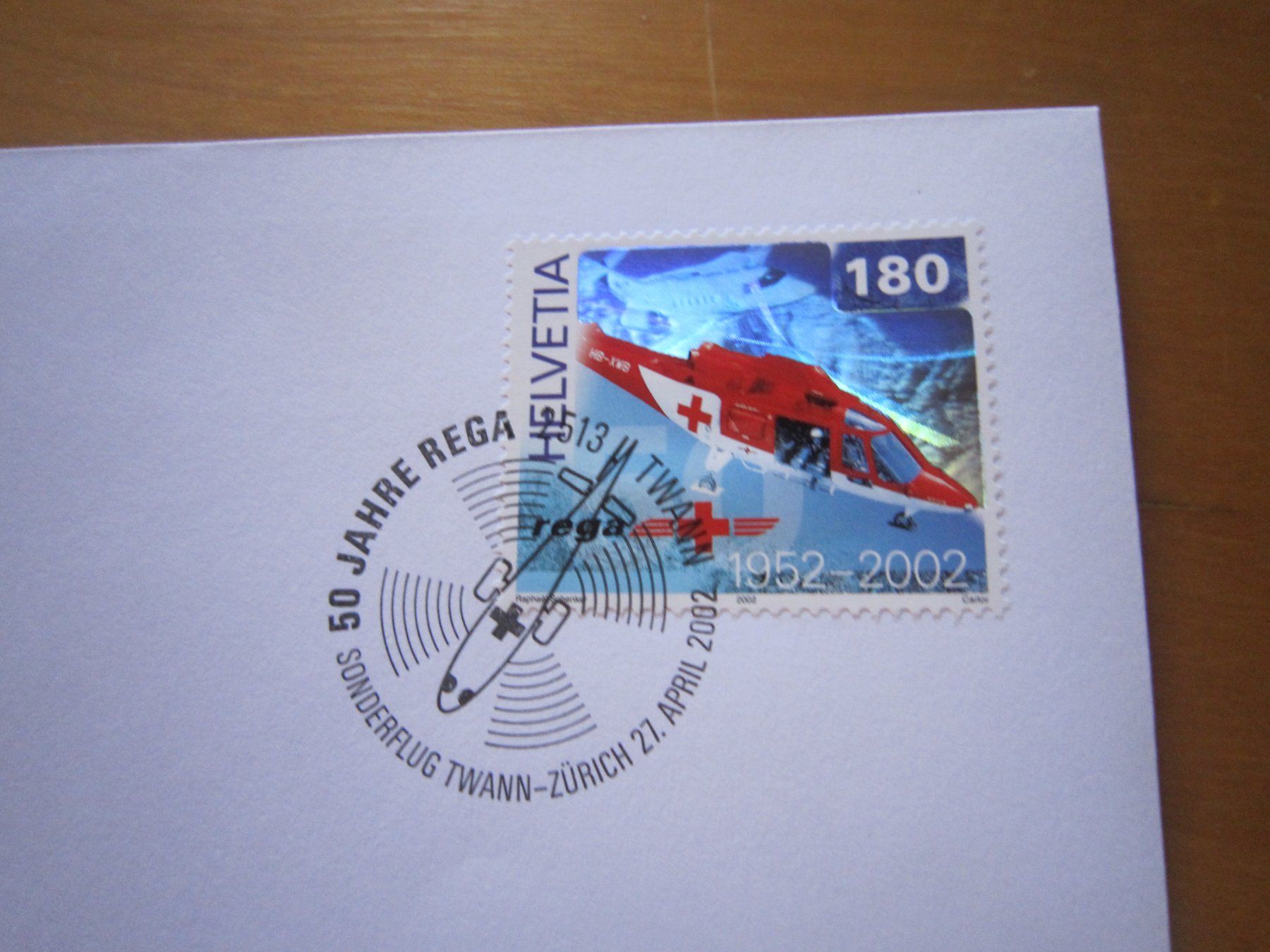 Alle Briefmarken: S2 Schöne Briefe 50 Jahre REGA 2002 – Gebraucht aus Giubiasco von sal_9j6w 2