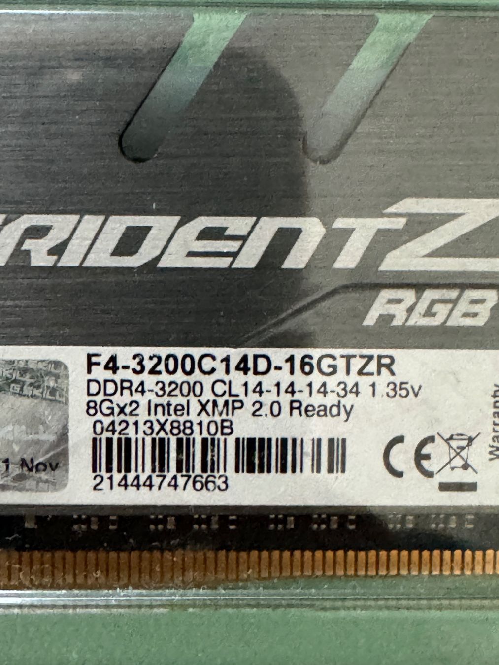 RAM DDR4 G.Skill Trident Z RGB 16GB (Gebraucht) in Neuchatel für CHF ...