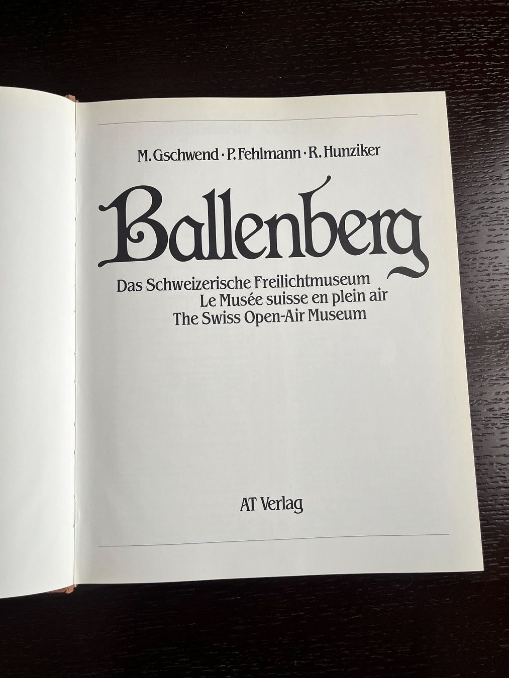 Libri: Ballenberg:  (DE, FR, EN) – Usato da Lausanne venduto da Kinga_Shopaholic 1