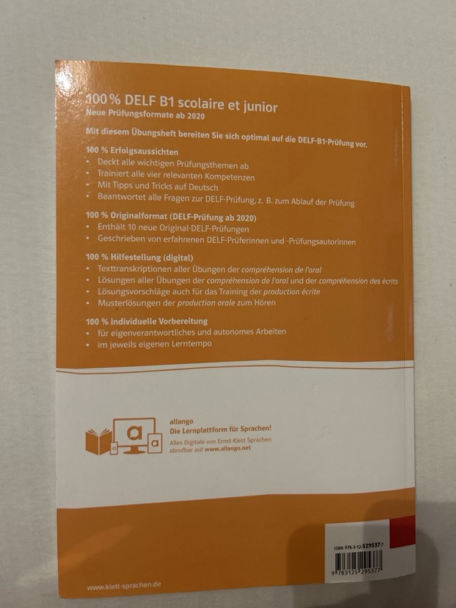 Libri: 100% Delf B1 scolaire et junior – Usato da Alterswil FR venduto da kat_cfw8 4