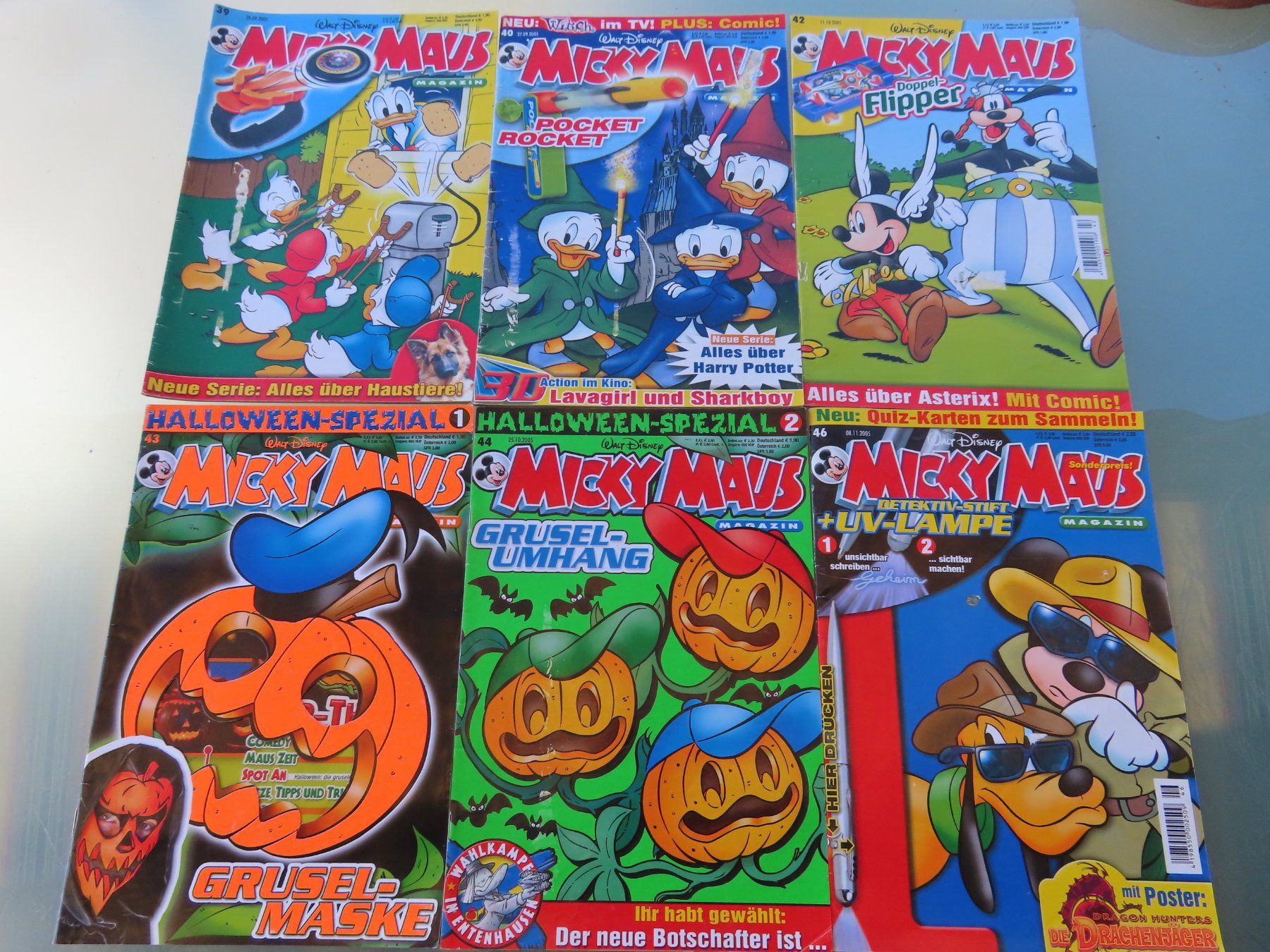 BD: 6 Micky Maus Comic Hefte von 2005 – D'occasion à Rombach par Masading