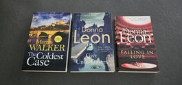 Martin Walker und Donna Leon Bücher in Englisch