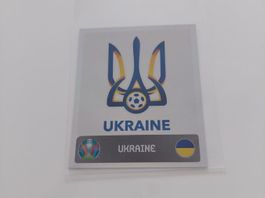 Ukraine Wappen/Logo Glitzerbild EM 2020