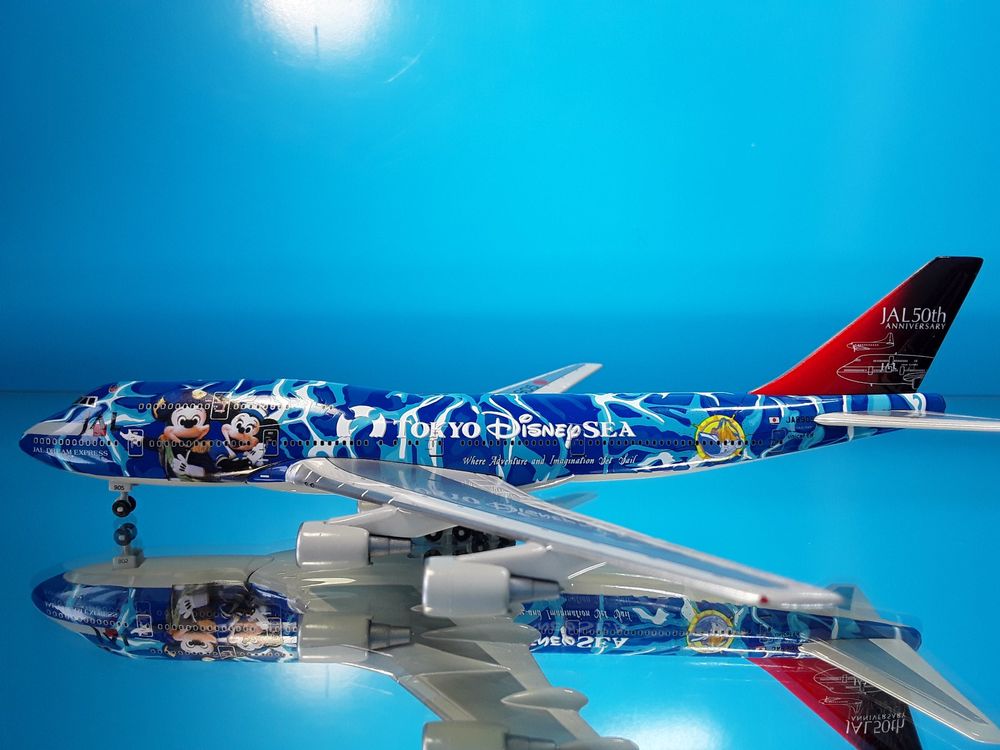 1/400JAL 747-446 DISNEY JAL50th ディズニー