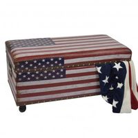 Ottoman USA Flagge Vintage Large