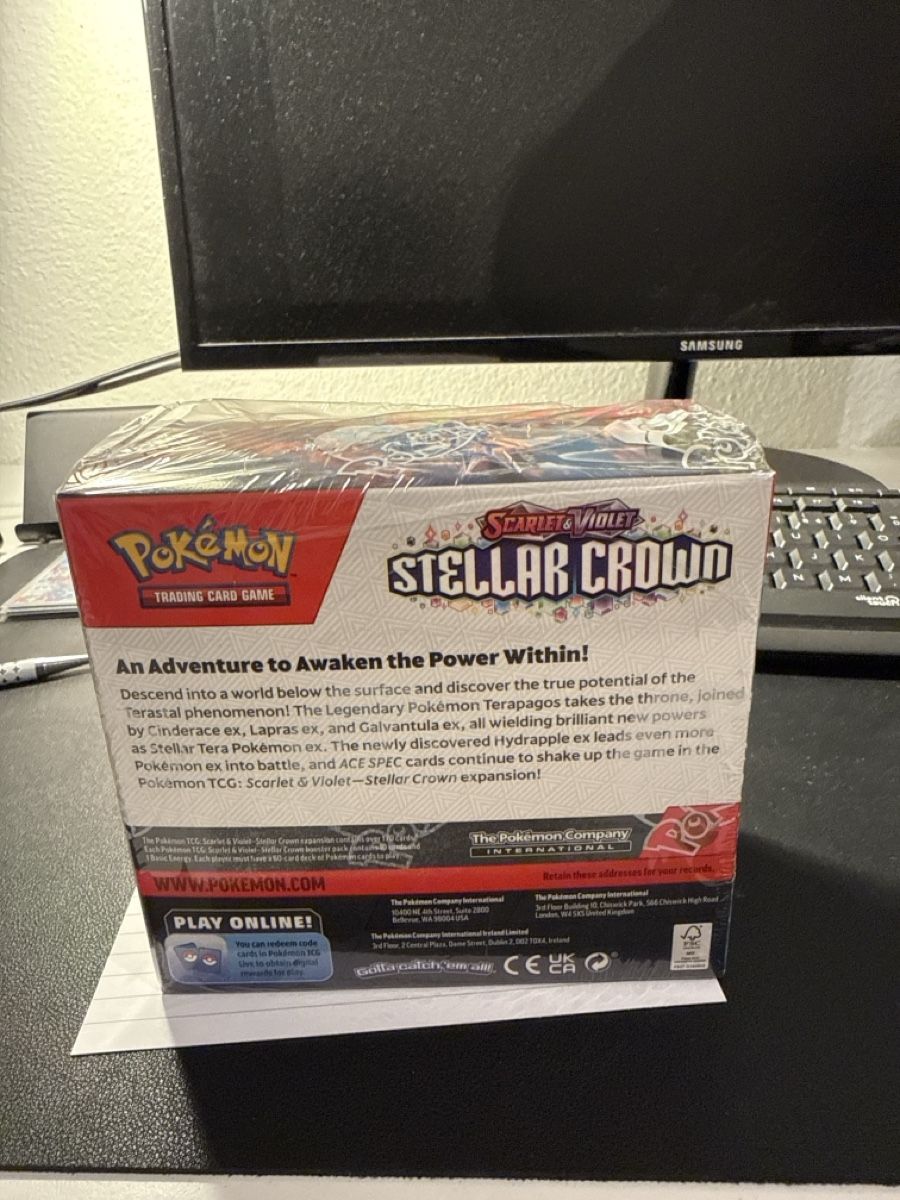 Pokémon Carte collezionabili: Pokemon - Stellar Crown Display - EN – Nuovo e nell'imballaggio originale da Rüti ZH venduto da rin_7yn7 2