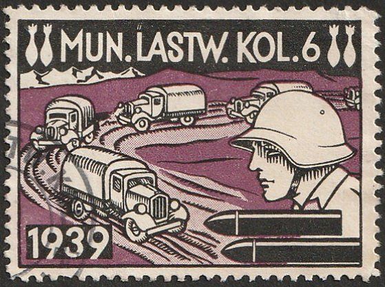 Tutti i francobolli: MUN.LASTW.KOL. 6, 1939 – Nuovo (secondo la descrizione) da Aarburg venduto da Aare10