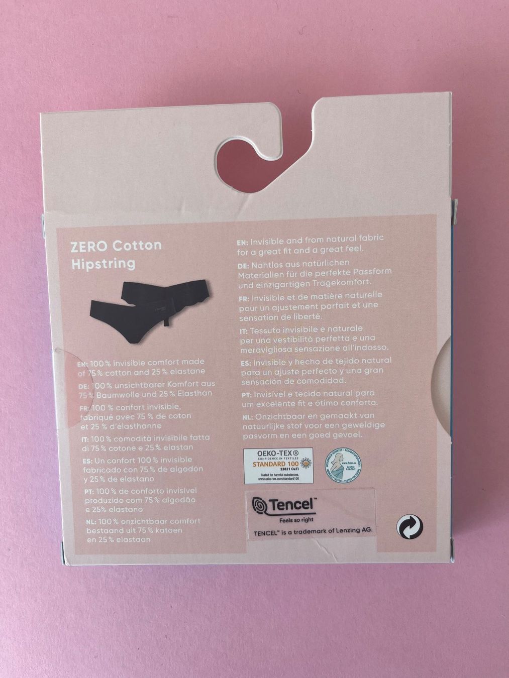 Sloggi Altra biancheria intima: SLOGGI, Hipstring ZERO Cotton, Grösse M, 1 Stück in Schwarz – Nuovo e nell'imballaggio originale da Rudolfstetten venduto da gst_g7xl 2