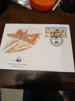 Mongolie 1985 WWF, Premier jour, thème chameaux!