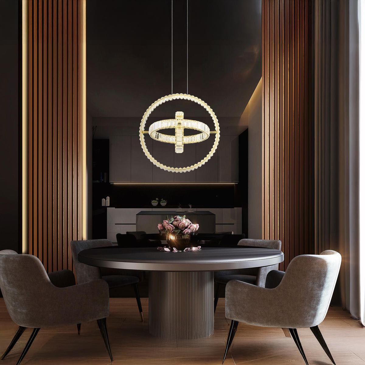 Lampadari & plafoniere: LED Pendelleuchte, CCT, 50 cm x 40 cm – Nuovo (secondo la descrizione) da Kreuzlingen venduto da Smart-Light 1
