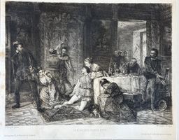 Radierung, Angeli pinx. / W. Unger sculps, 1871
