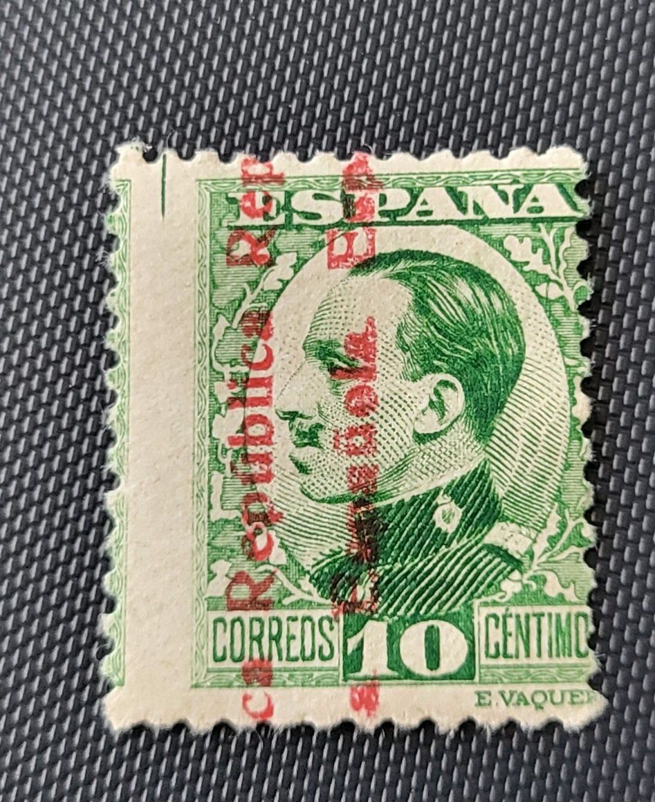 Alle Briefmarken: Spanien dezentriert briefmarke – Gebraucht aus St Gallen von Stampsalshobby