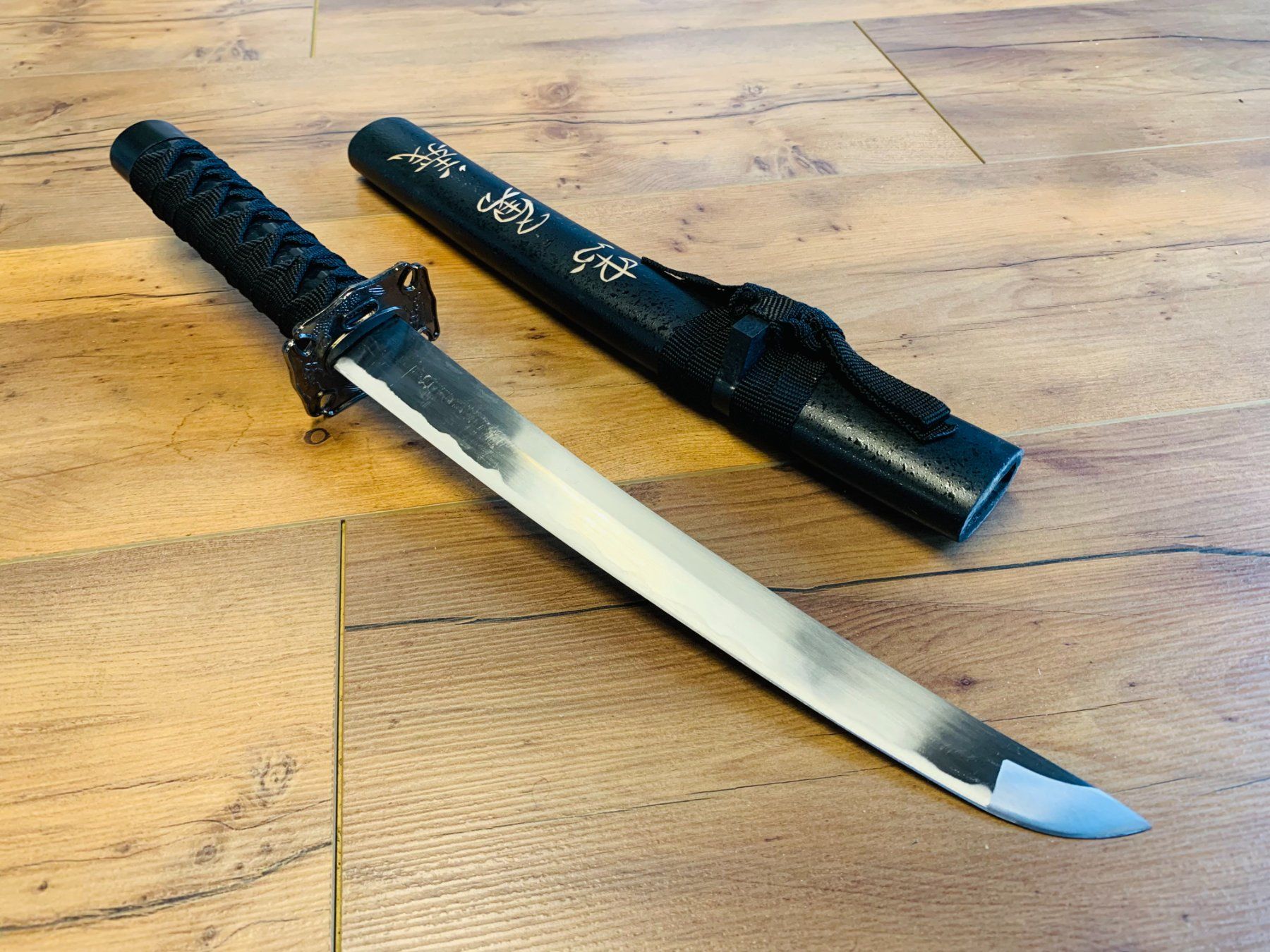Arte internazionale: Katana Schwert mit Scheide 50cm SCHWARZ M NEU – Nuovo e nell'imballaggio originale da Bergdietikon venduto da shopAgent 6