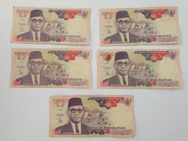 Banknoten aus Indonesien