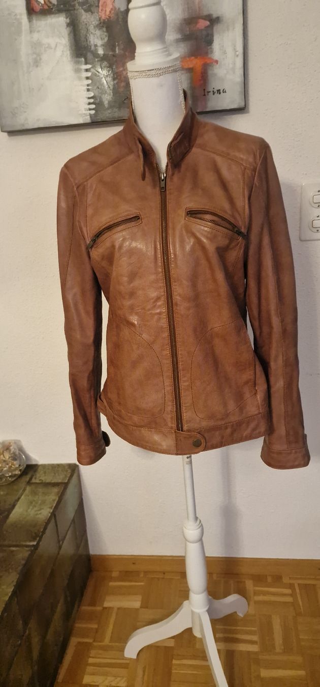 Giacche: Echtes Nappa leder Jacke Gr 36 – Usato da St. Gallen venduto da mania03