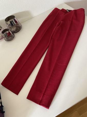Elegante Hose Piazza Sempione 38 rot neuwertig